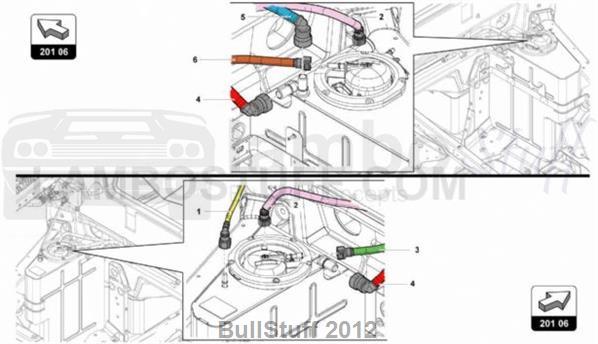2015 Lamborghini AVENTADOR LP700-4 ROADSTER JAPAN FUEL SUPPLY SYSTEM (201.06.00)